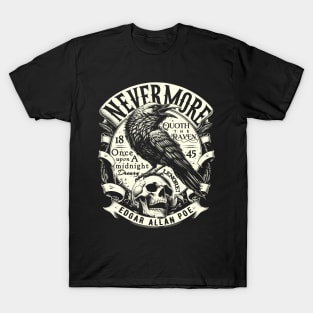 Edgar Allan Poe Nevermore Quoth The Raven T-Shirt